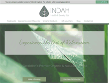 Tablet Screenshot of indahdayspa.com.au